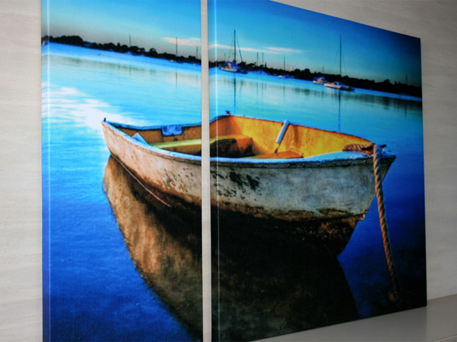 Картина Морски пейзаж с лодка