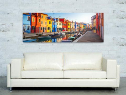 картина венеция цветен градски пейзаж