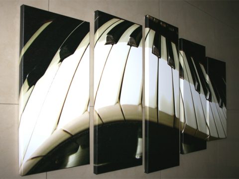 клавиши пиано 5 части