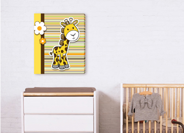 детска картина жирафче
