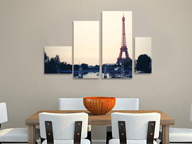 калртина пейзаж париж айфелова кула