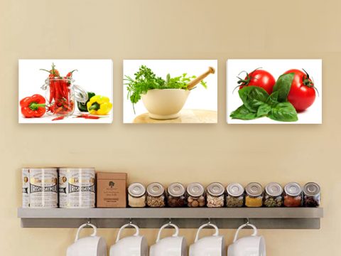 Картина пано Зеленчуци, кухня домати ресторант