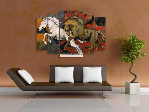 Картина Коне, галопиращи коне