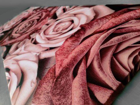 картина за стена с рози