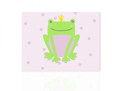 детска декорация жаба принцеса