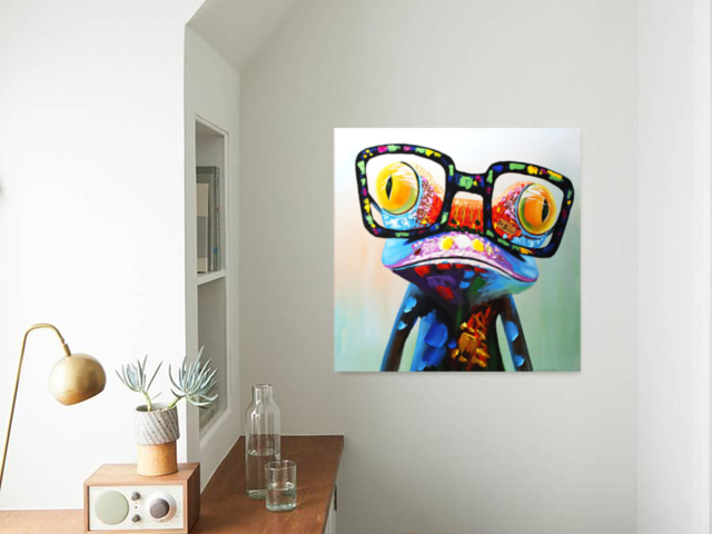 картини поп арт жаба