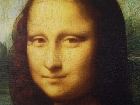 картина репродукция мона лиза