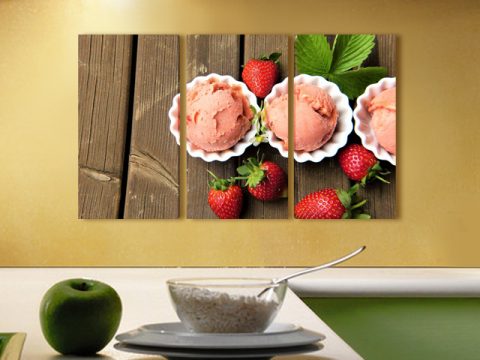 Картина Сладолед и ягоди