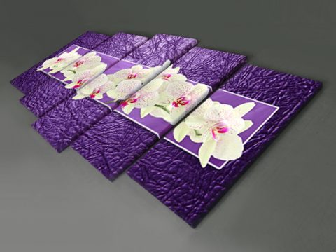 картина орхидеи тъмно лилаво, онлайн магазин картини