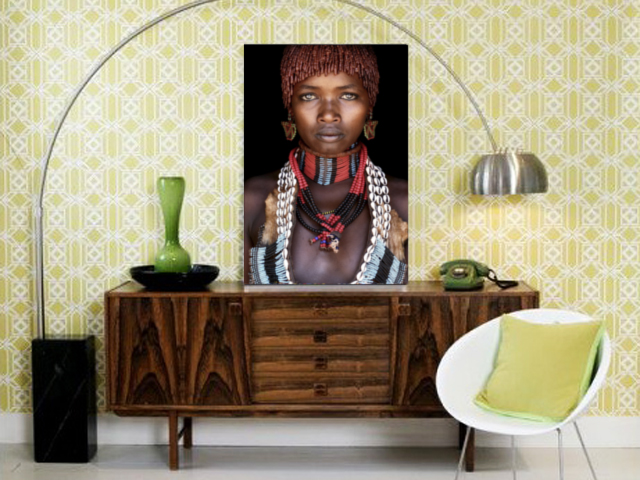Картина Африканка арт фото