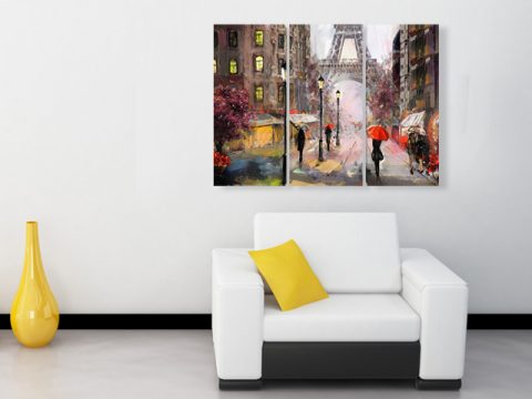 картина Париж градски пейзаж