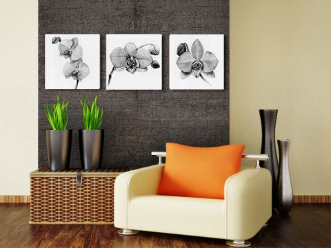 картина орхидеи графика, онлайн магазин картини