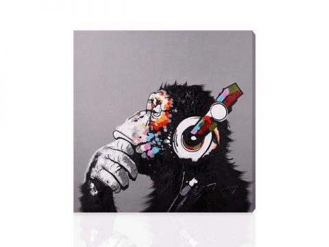 картина пано маймуна поп арт, онлайн магазин картини