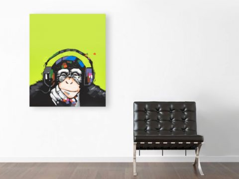 картина пано поп арт маймуна, онлайн магазин картини