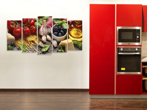 картина пано Кухня, онлайн магазин картини за стена, 5 части