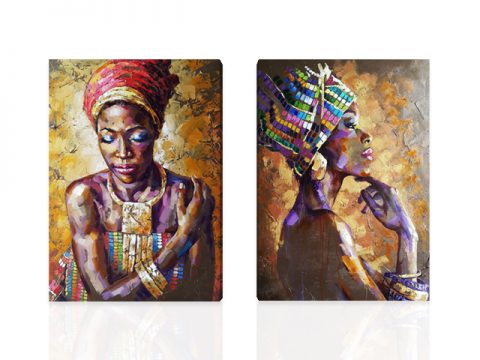 картина африканки арт 2 части