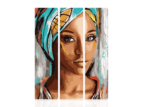 картина пано за стена Жена африканка