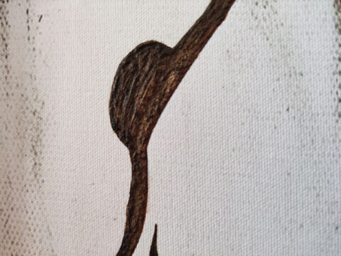 Картина Силуети с ръчен релеф