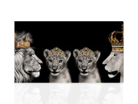 Картина Лъвове семейство